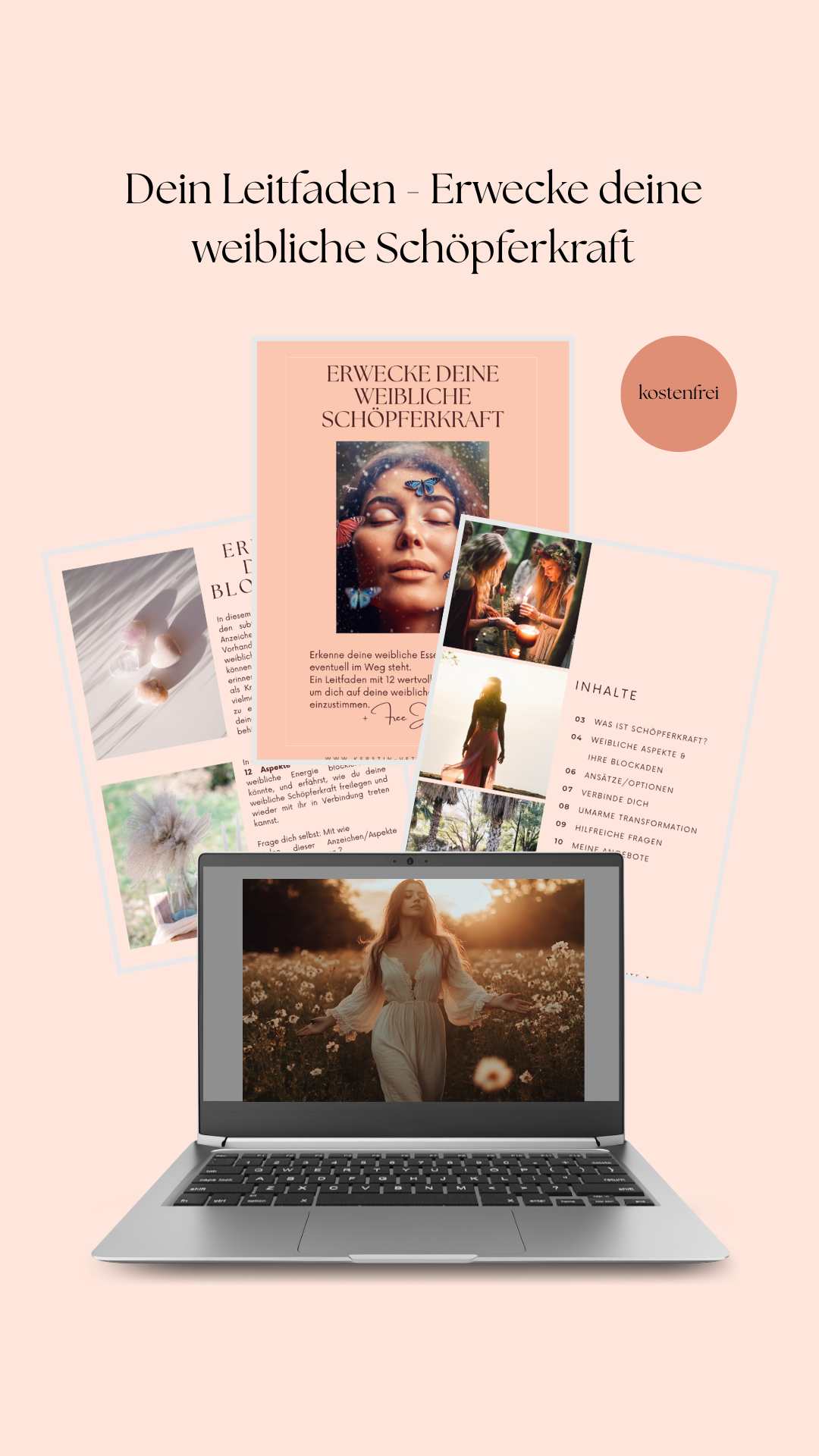 Fühl dich frei. Fühl deine Weiblichkeit. Sei eine Schöpferin