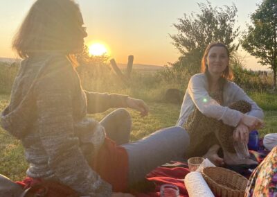 Womencircle in der Natur